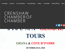 Tablet Screenshot of crenshawchamber.com